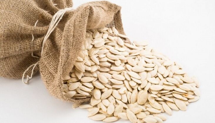 pumpkin seeds to clean the body of parasites