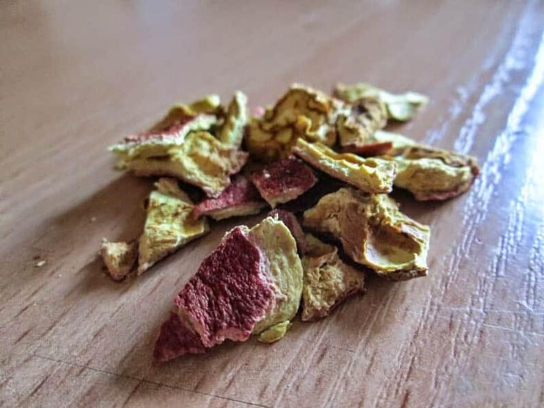 Pomegranate bark is one of the best means of parasites