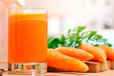 Carrot Juice for Small Earthworms