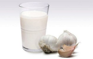 milk with garlic